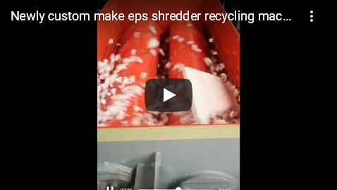 two shaft styrofoam shredder from China