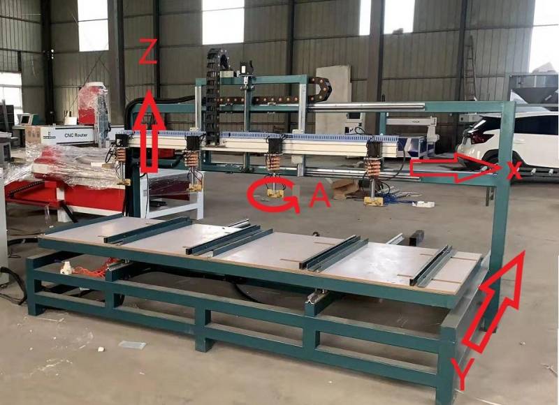 CNC EPS foam cutting machine for packing