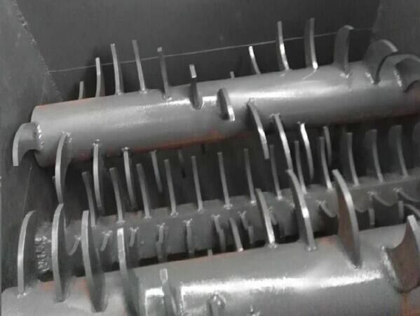shaft structure for eps foam breaking machine