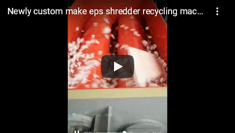 two shaft styrofoam shredder