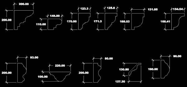 CAD drawing for eps molding