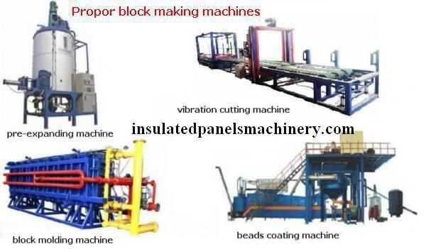 eps foam block making machines