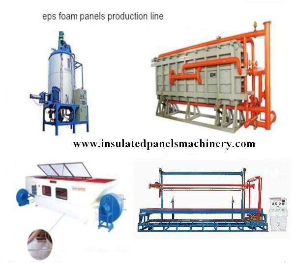 automatic eps foam insulation panels production line